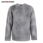 JackJones 杰克琼斯 男士休闲立体字母设计长袖卫衣