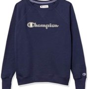 Champion 女士 男友风圆领运动衫