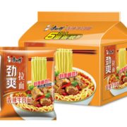 限京津！康师傅 方便面劲爽香辣牛肉面 五连包
