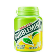 绿箭（DOUBLEMINT）口香糖绿茶薄荷味40粒64g单瓶装（新旧包装随机发） *2件