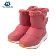 Mini Balabala 迷你巴拉巴拉 儿童魔术贴加绒保暖靴