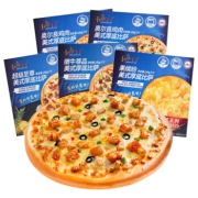 PLUS会员：鲜掌门 7英寸厚底披萨 180g*5盒 法式牛肉*2+奥尔良鸡肉*2+果缤纷*1