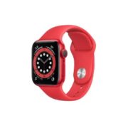 百亿补贴：Apple 苹果 Watch Series 6 智能手表 GPS款 44mm 红色运动表带