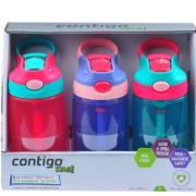 双11预售！考拉海购黑卡会员！ Contigo 康迪克 儿童防漏吸管杯 414ml 3个 119元包邮（需10元定金，1日付尾款）