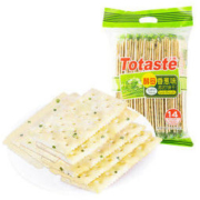 Totaste 土斯 香葱味苏打饼干 350g *14件