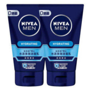妮维雅(NIVEA)男士水活多效洁面乳100g 双支套装(洗面奶 护肤化妆品)
