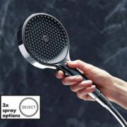 Hansgrohe 汉斯格雅 Rainfinity境雨系列 130mm手持花洒（镀铬面节水版） 到手￥711.34