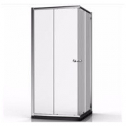 JOMOO 九牧 M5E11 一体式钢化玻璃淋雨房 亮银款