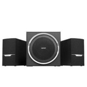 漫步者（EDIFIER）R303BT 大功率2.1低音炮 全木质蓝牙音箱 音响 多媒体音箱 电脑音箱 黑色 *2件