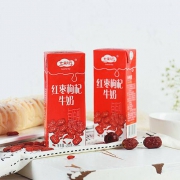 百亿补贴：新希望 红枣枸杞 牛奶 200g*12盒