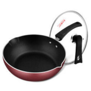 京东PLUS会员： COOKER KING 炊大皇 WG44556 不粘平底炒锅 28cm *3件