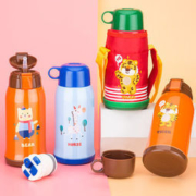 佳琪 儿童便携带吸管保温水杯 550Ml