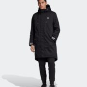 1日0点！adidas 阿迪达斯 LONG PAD PARKA FL0021 男子冬季棉服 409元包邮（需用券）