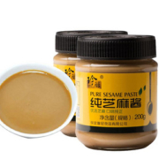 【口味纯正】正宗纯芝麻酱200g*2瓶