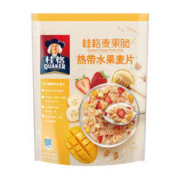 桂格（QUAKER）燕麦片 桂格麦果脆热带水果麦片 加酸奶更美味 420g *2件