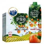 兰雀萨果奇 塞浦路斯100%纯果汁1L*4盒*3件
