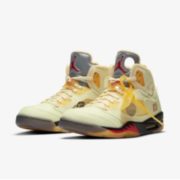 29日9点：NIKE 耐克 aj5 ow Retro SP 男子运动鞋