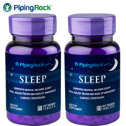 美国 PipingRock 褪黑素 60粒*2瓶 安神助眠