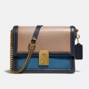 Coach 蔻驰 Colourblock Hutton 女士小方包