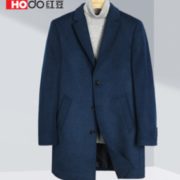 Hodo 红豆 HMDKN1D1Y05--1 男翻领毛呢大衣外套