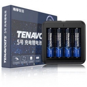 学生专属：南孚(NANFU)5号充电锂电池4粒套装 充电电池 1.5V恒压快充 TENAVOLTS AA五号