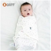 美国zolitt初生婴儿睡袋防惊跳春秋夏季襁褓巾纯棉纱布包被薄款宝宝新生儿抱被包单 1条装 *2件