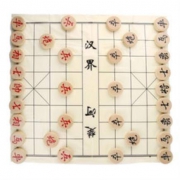 文牛牌 中国象棋 35#实木纸盒装 含塑料纸棋盘