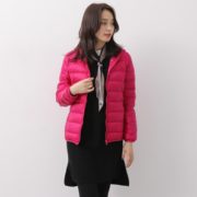 YAYA 女士轻薄短款羽绒服