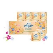 考拉海购黑卡会员： elleair 大王爱璐儿 简绒系列 立体压花卷纸 10卷*4提