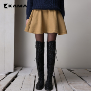 KAMA卡玛 冬季高腰显瘦半身裙