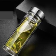 梦尚 双层隔热玻璃杯 350ml