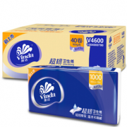 加倍柔韧！Vinda 维达 超韧系列 无芯卷纸 3层*100g*40卷