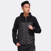 21日0点、双11预售： adidas 阿迪达斯 EI6250 男士短款连帽羽绒服