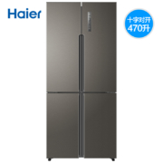Haier 海尔 BCD-470WDPG 十字对开门冰箱 470L 凯岩灰色