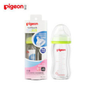 Pigeon 贝亲 AA72 宽口径玻璃奶瓶 160ml SS奶嘴