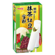 明治（meiji）抹茶红豆雪糕 72g*6 彩盒 冰淇淋 *5件