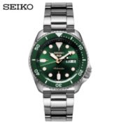 双11预售、历史低价！ SEIKO 精工 SRPD63K1 翡翠绿水鬼机械男表