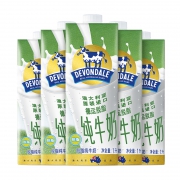 SUPER会员：德运Devondale 脱脂高钙纯牛奶 1L*10盒 *2件