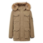 21日0点、双11预售：MECITY 538368-315579 情侣款工装派克羽绒服