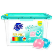 超能 洗衣凝珠 花漾护色 36颗 防串色 浓缩 酵素 *3件