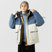双11预售：雪中飞 X00145555F 男士工装羽绒服