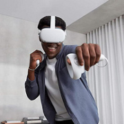 手慢无！亚马逊销冠！Oculus Quest 2 VR虚拟现实一体机 游戏系统 64GB