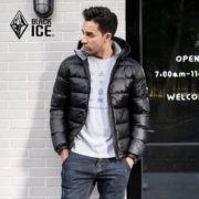 1日0点！Black Ice 黑冰 F8902 男士650蓬可拆卸连帽羽绒服