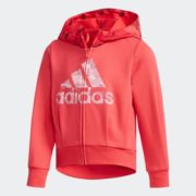 1日0点！ adidas 阿迪达斯 LG FT HOODY 小童训练针织夹克