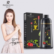 【润丝丹】植物一支黑染发剂400ml