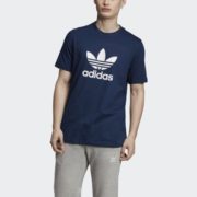 Adidas 阿迪达斯 男款藏蓝色短袖T恤