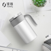 限地区：佳佰25333 600ML 带把手 双层真空 保温杯*5件