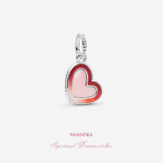 简约爱心！PANDORA 潘多拉 797820enmx 爱心手链吊饰
