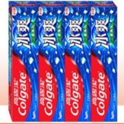 慢津贴：：Colgate 高露洁 冰爽三重薄荷牙膏 120g*4支