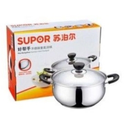 SUPOR 苏泊尔 ST22H3 304不锈钢汤锅 22cm *2件